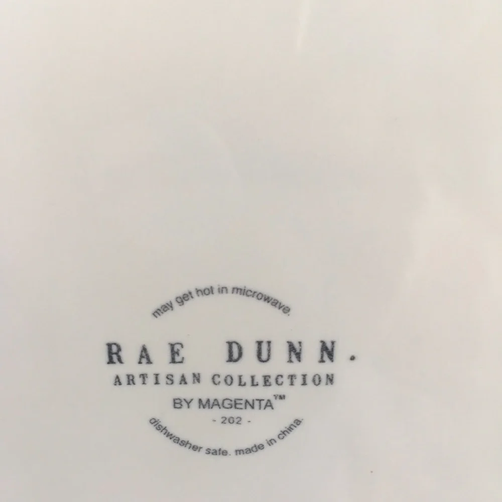 🎉HP🎉🆕Rae Dunn DOGS RULE Dish